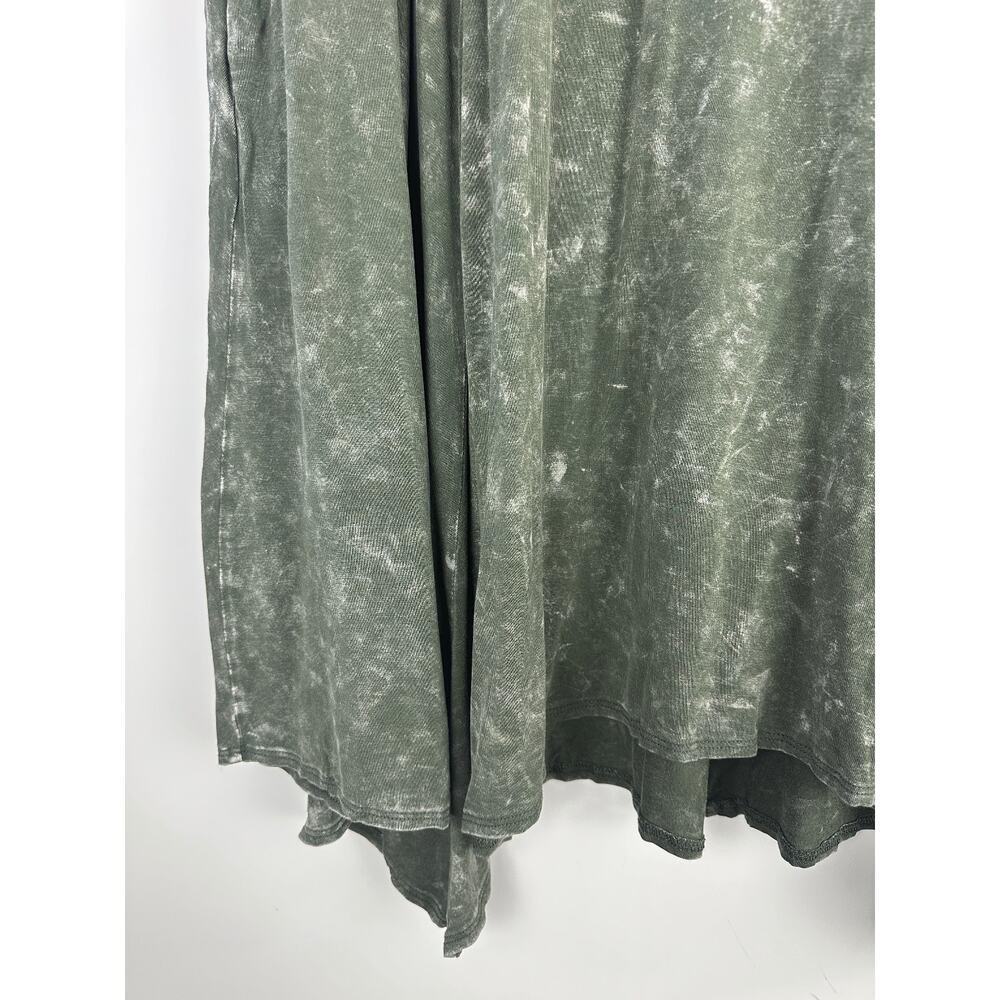 Torrid Handkerchief Mini Skirt Super Soft Washed Olive Plus Size 3 3X Grunge - Picture 5 of 11